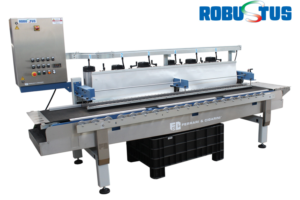 MGP/6 ROBUSTUS - AUTOMATIC MACHINE FOR STEPS AND EDGING FOR HIGH THICKNESS